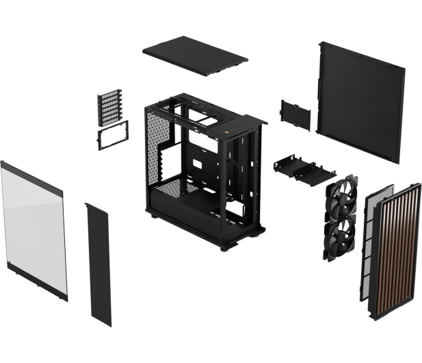 FRACTAL DESIGN North Charcoal Black TG Dark FD-C-NOR1C-02 - 1099570 - zdjęcie 14